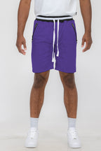 Brandon Purple French Terry Shorts