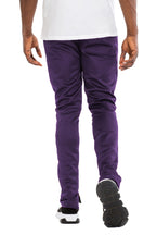 Purple Essential Basic Plain Solid Track Pant