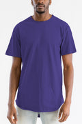 Purple Classic Rounded Scallop Tee