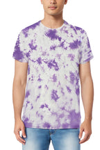 Men's Purple Splotch Tye Dye Tshirt