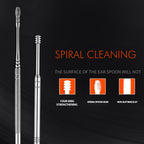 7Pcs/set Ear Wax Pickers Stainless Steel Earpick Ear Clean Tool