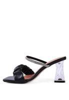 Women's Shoes - Heels Date Look Clear Heel Rhinestone Sandals