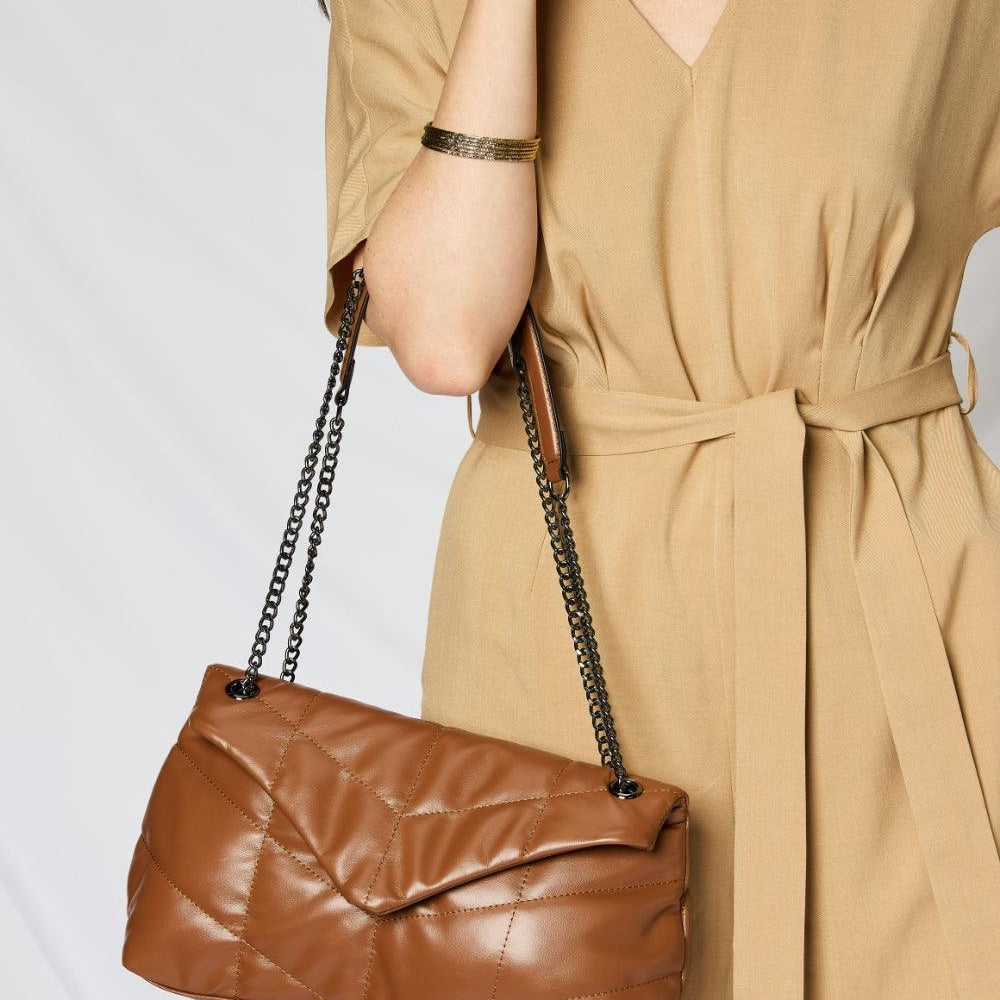 Wallets, Handbags & Accessories SHOMICO PU Leather Chain Handbag