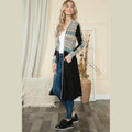 Mixed Tribal Maxi Cardigan Sweater - VacationGrabs