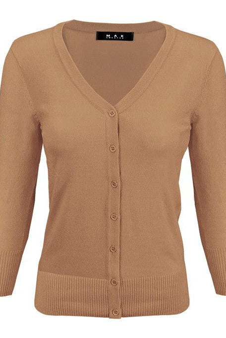 Women's Sweaters V-Neck Button Down Knit Cardigan Sweater