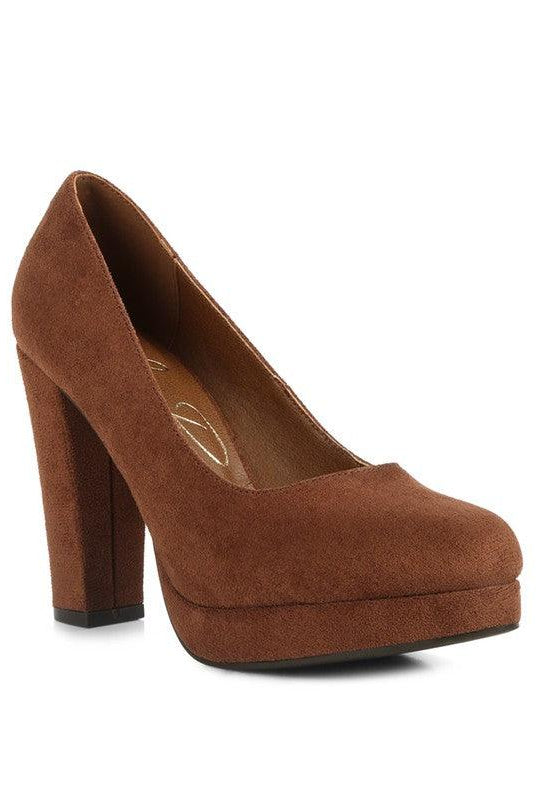 Women's Shoes - Heels Delia Seude Block Heel Pumps