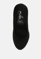 Delia Seude Block Heel Pumps