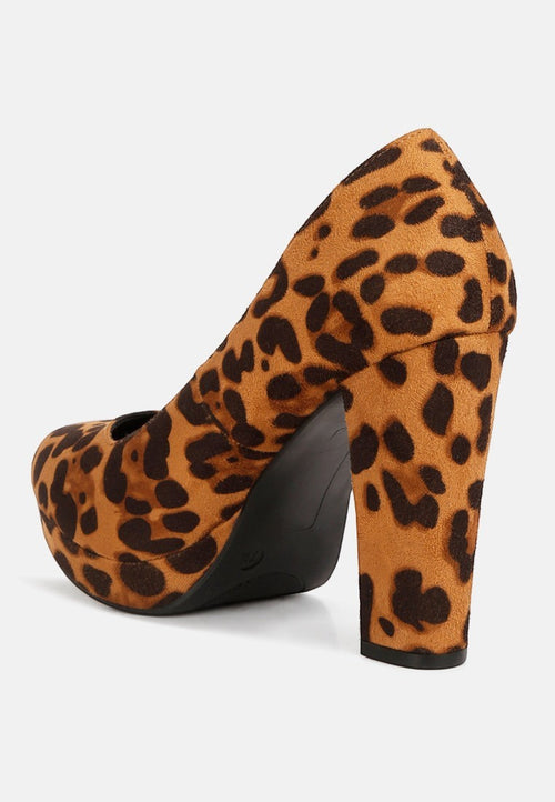 Escarpins à talons blocs Delia Seude