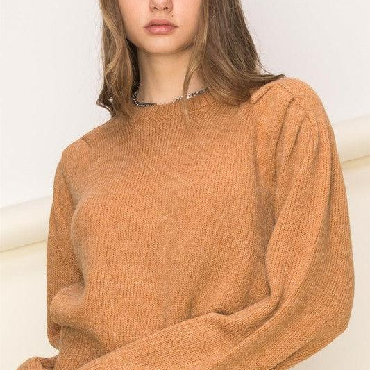 Women's Sweaters Delightful Demeanor Long Sleeve Sweater