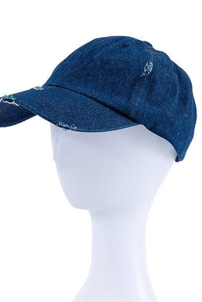 Women's Accessories - Hats Denim Daily Cap Black Blue