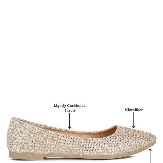 Women's Shoes - Flats Denki Studded Ballerina Flats