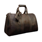 Designer Business Travel Leather Duffle Bag for Men Outdoor