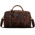 Designer Genuine Leather Travel Bag Leather Weekend Duffle