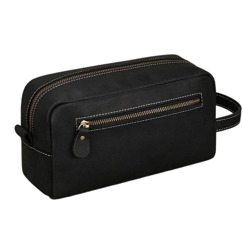 Designer Genuine Leather Travel Wash Bags & Makeup Clutches