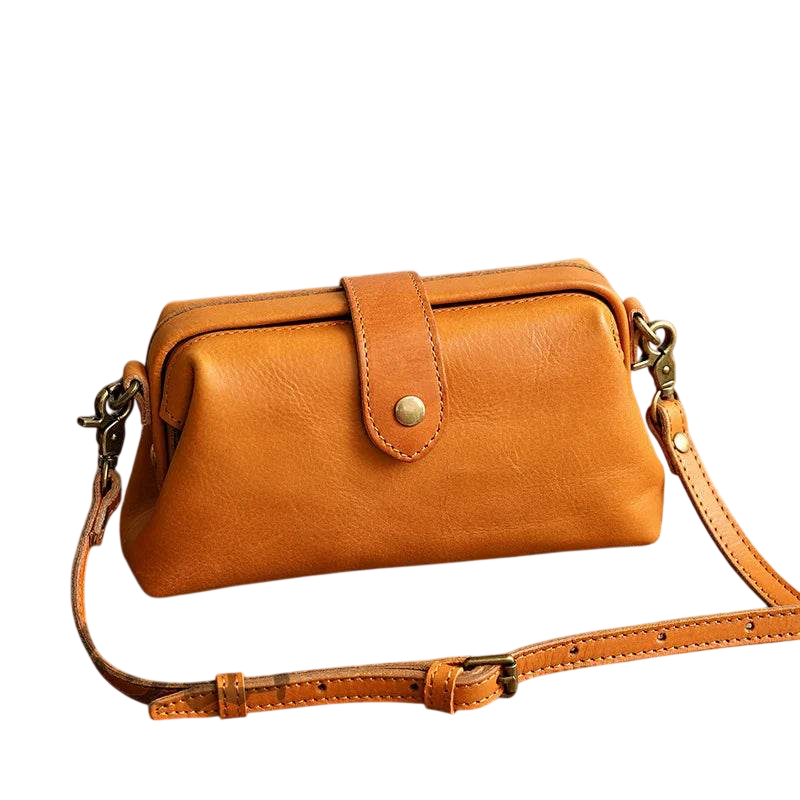 Sac à bandoulière en cuir fait main pour femme