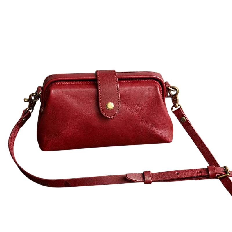 Sac à bandoulière en cuir fait main pour femme