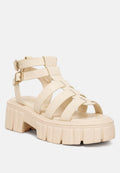 Sandalias gladiador Dewey de piel sintética reciclada