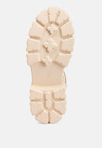 Dewey Recycled Faux Leather Gladiators