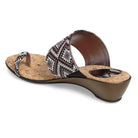 Women's Shoes - Sandals Diamond Pattern Coastal Sandals One Band & Toe Ring Shoes
