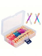 disposable double-headed sponge applicator for eyeshadow (photo 2 of 6)