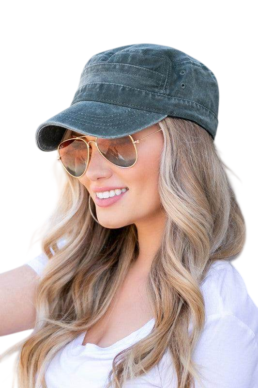 Distressed Cadet Hat for Women