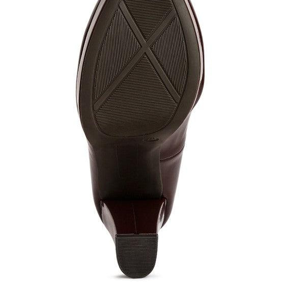 Women's Shoes - Heels Dixie Patent Faux Leather Pump Sandals
