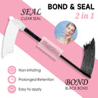DIY lash extension kit with 200 lash clusters and bonding glue (photo 4 of 9)