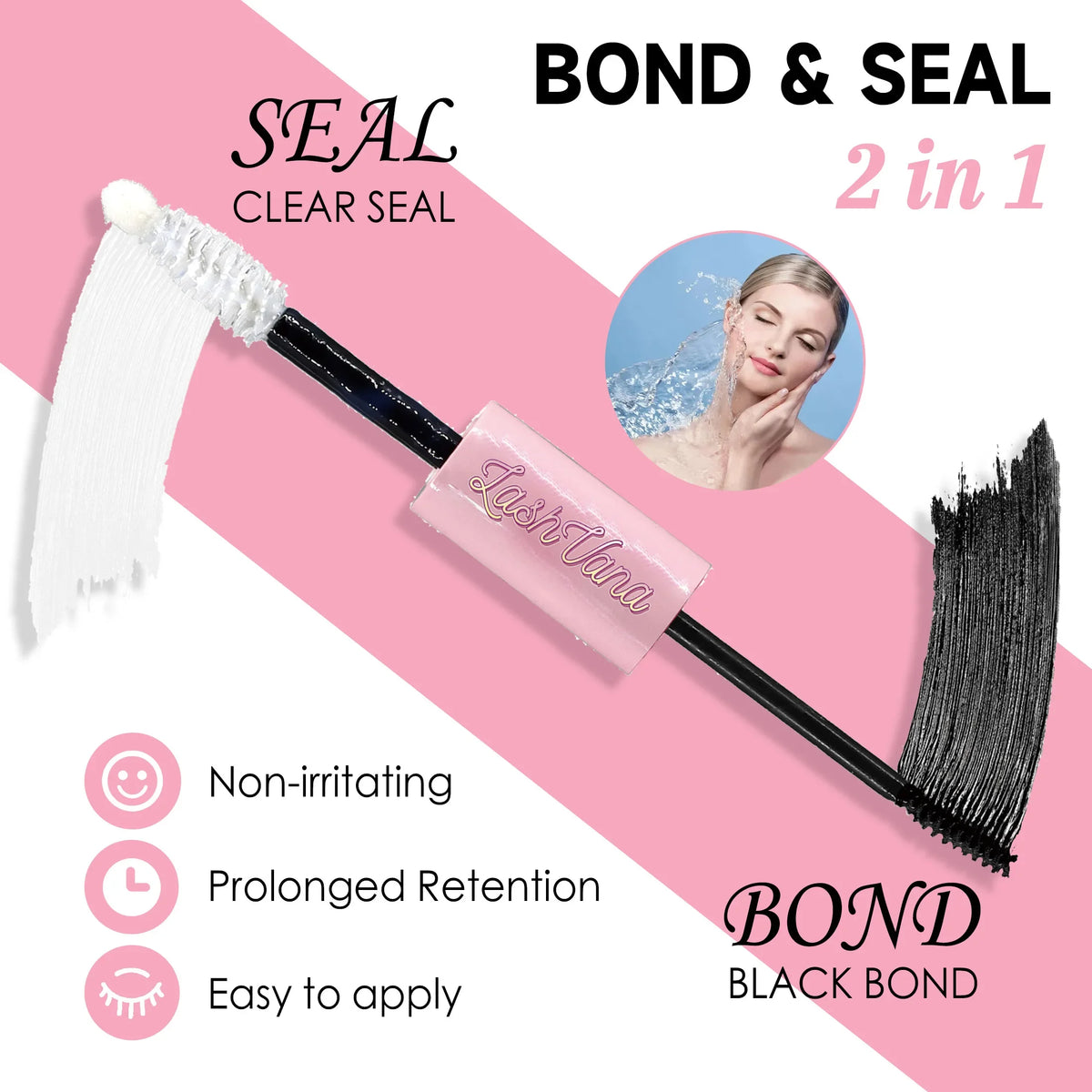 DIY lash extension kit with 200 lash clusters and bonding glue (photo 4 of 9)