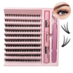 DIY lash extension kit with 200 lash clusters and bonding glue (photo 5 of 9)