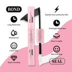 DIY lash extension kit with 200 lash clusters and bonding glue (photo 6 of 9)