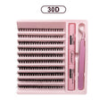 DIY lash extension kit with 200 lash clusters and bonding glue (photo 7 of 9)