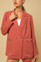 Women's Outfits & Sets Double Breasted Blazer