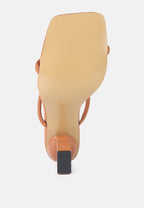 Downtown Double Strap Fantasy Heel Sandals