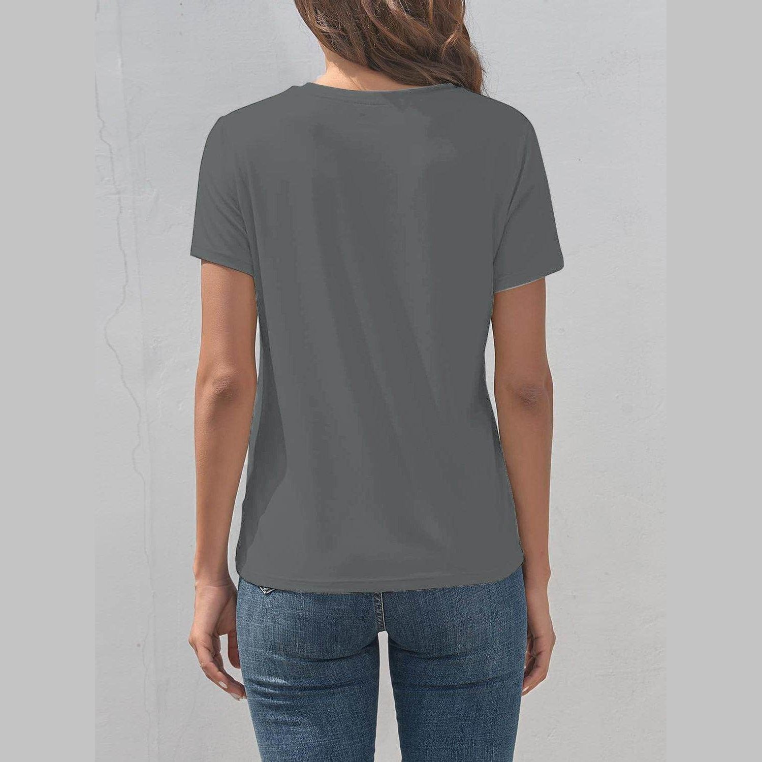 Dragonfly Graphic Round Neck Short Sleeve T-Shirt - VacationGrabs