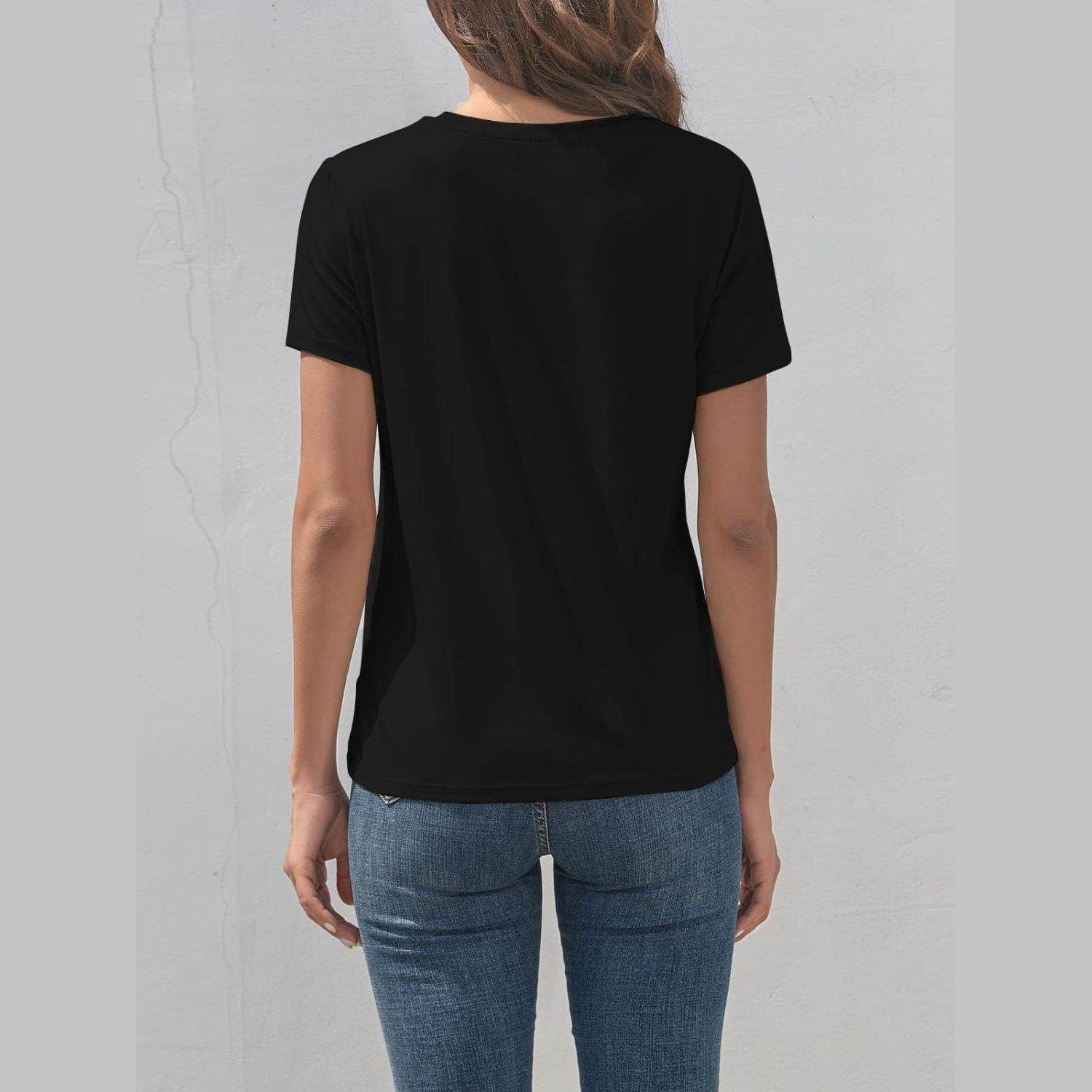 Dragonfly Graphic Round Neck Short Sleeve T-Shirt - VacationGrabs