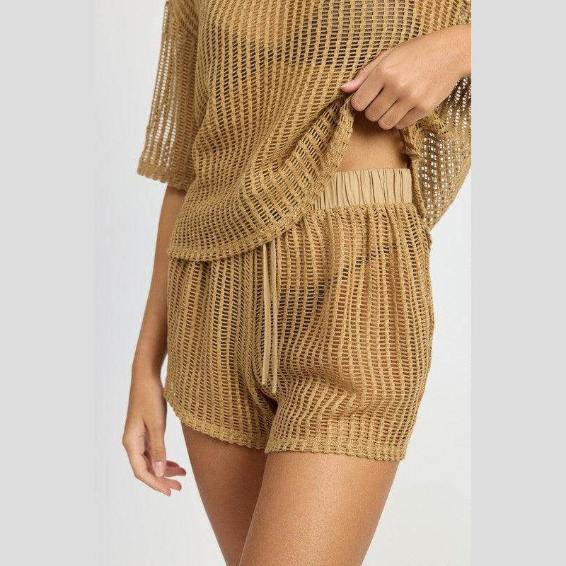 Drawstring Lounge Shorts - VacationGrabs