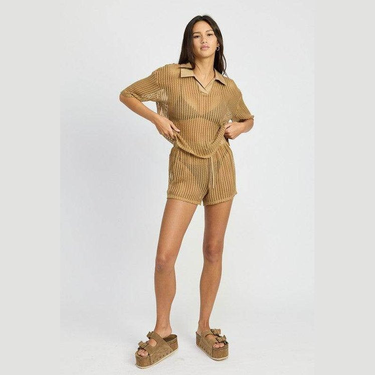 Drawstring Lounge Shorts - VacationGrabs