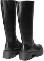 DREAM PAIRS Knee High Platform Chunky Boots for Women – sole and heel detail