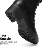 DREAM PAIRS Lace-up Combat Boots Mid-calf Military Winter Boot for Women – 3/4 angle view