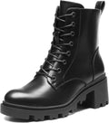 DREAM PAIRS Women's Ankle Boots Lace Up Combat Booties – pair view