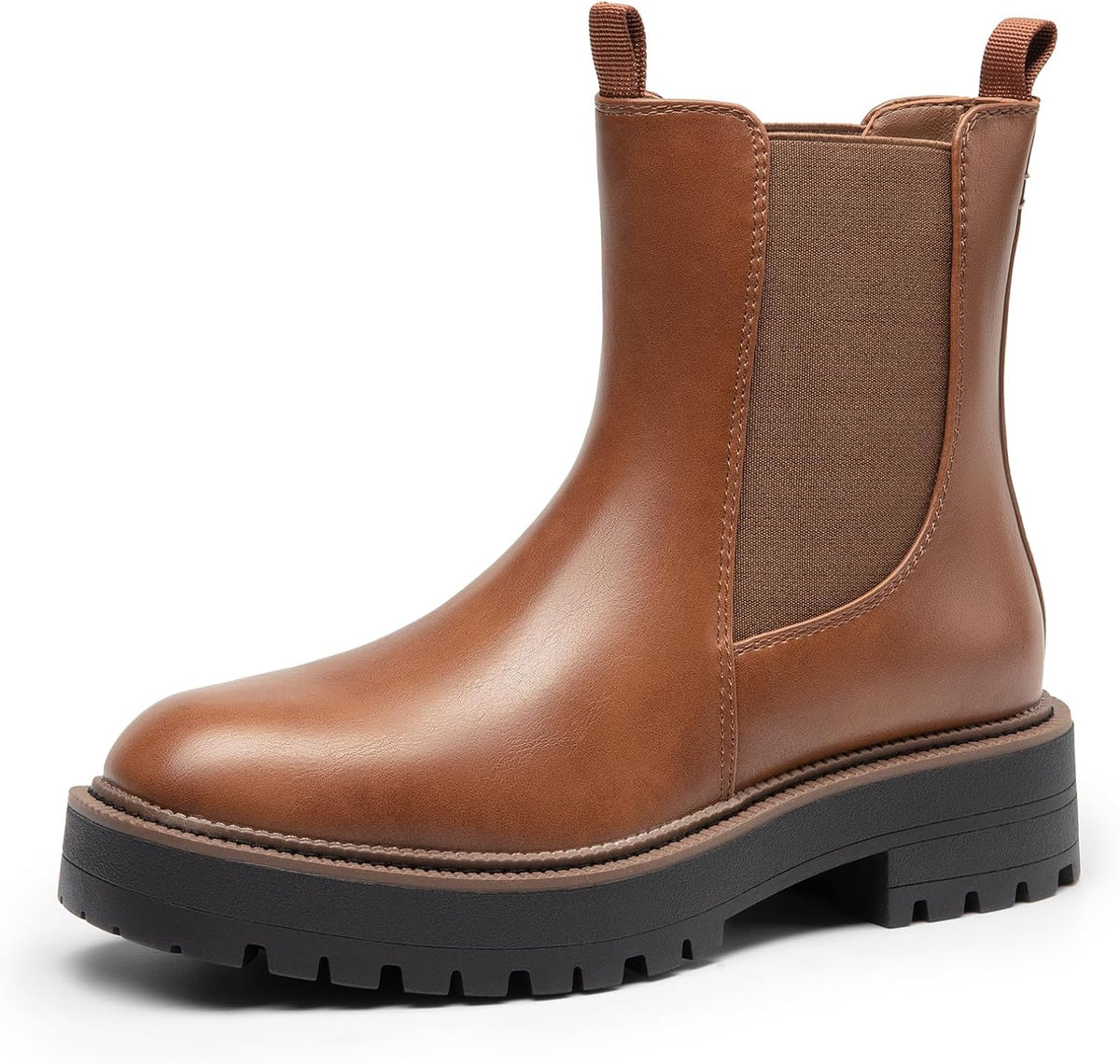 DREAM PAIRS Women's Chelsea Ankle Boots Booties – alternate angle view