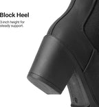 DREAM PAIRS Women's Chelsea Ankle Boots Fall Booties Shoes – close-up upper detail
