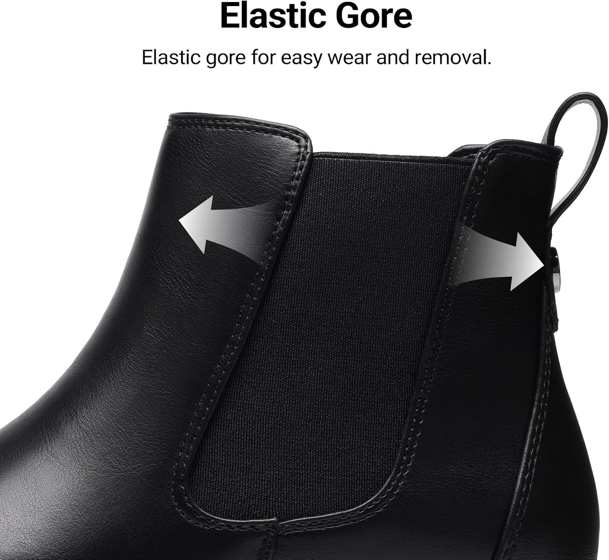 DREAM PAIRS Women's Chelsea Ankle Boots Shoes – opposite side view