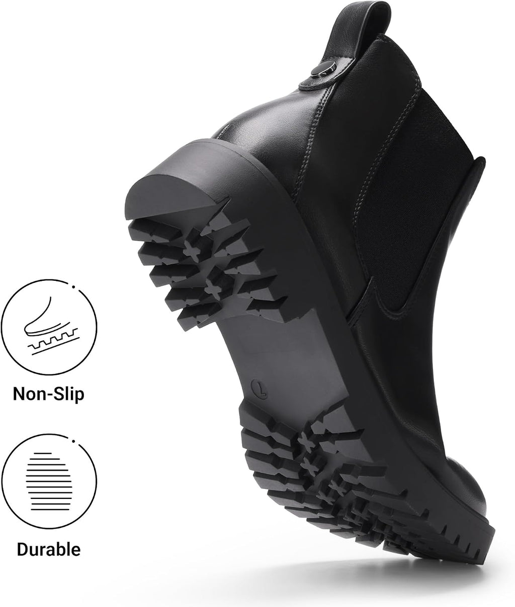 DREAM PAIRS Women's Chelsea Ankle Boots Shoes – pair view