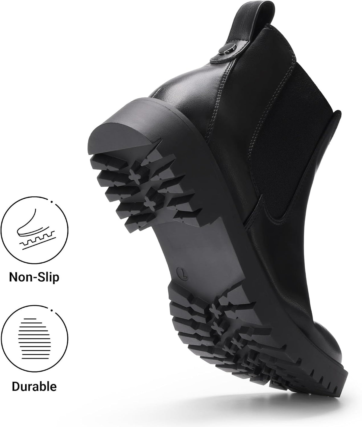 DREAM PAIRS Women's Chelsea Ankle Boots Shoes – pair view