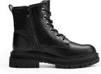 DREAM PAIRS Women's Combat Boots Lace-up Ankle Boots – sole and heel detail