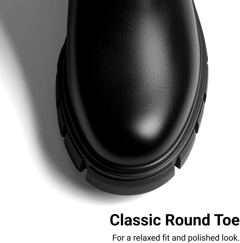 DREAM PAIRS Women's Elastic Chelsea Ankle Boots – opposite side view