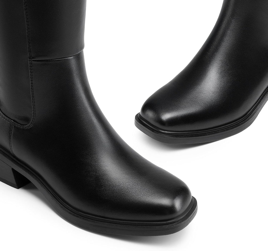 DREAM PAIRS Women's Knee High Riding Tall Boots – pair view