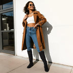 DREAM PAIRS Women's Knee High Winter Slouchy Boots – 3/4 angle view