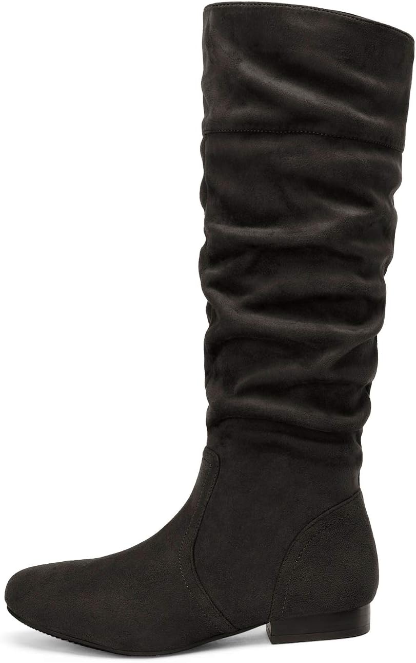 DREAM PAIRS Women's Knee High Winter Slouchy Boots – back view
